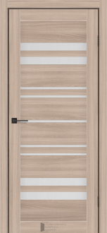 Міжкімнатні двері KFD Sonata Комфорт Шимо Міранті 400 мм Скло сатін