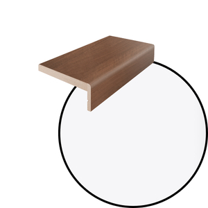 Лиштва ТЕЛЕСКОП Korfad Express 65*70 мм Білий Мат Кристал Антискретч