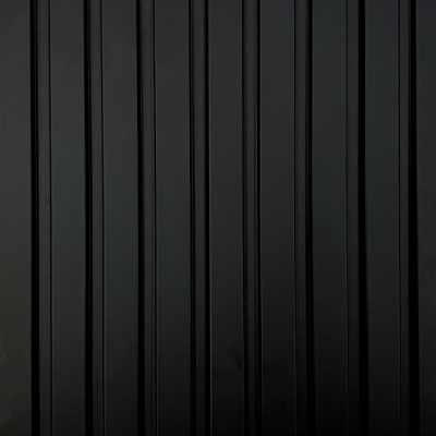 Стінова рейкова панель AGT 723 Чорний шовк, мат 18х121х2800 мм
