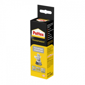 Клей прозорий універсальний PATTEX Transparent (Момент Кристал), 50 мл