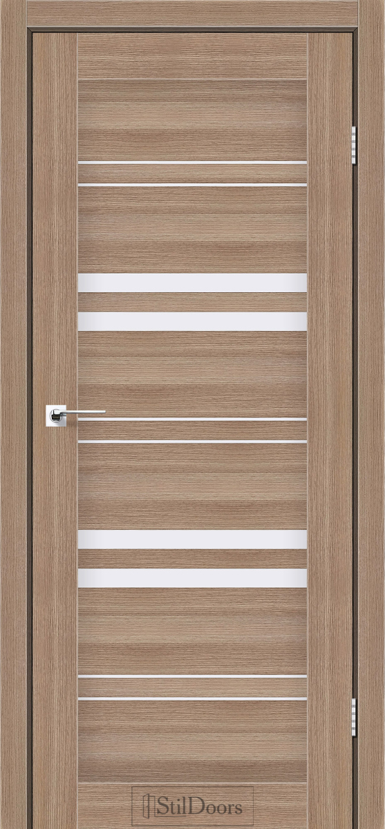 Міжкімнатні двері Stildoors Stil Словенія Вільха Класична скло Сатін 900 мм Стіл