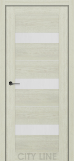 Міжкімнатні двері City Line Express ОSCAR 38мм Сорана 700 Дуб Лоренцо Еко-touch скло сатін