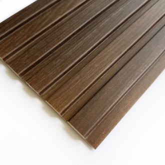 Стінова рейкова панель WALL-E PRO TREND МДФ 037 Горіх темний (12117)