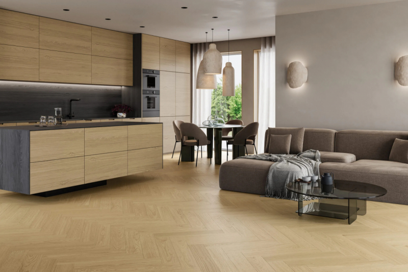 Вінілова підлога Barlinek Next Step HB Idea Cream Oak HB + підкладка XPO 1мм