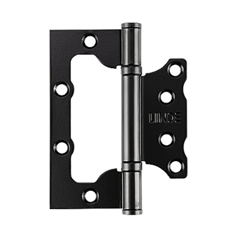 Завіси метелик неврізні Linde HB-100 BLACK Чорний 77*2,5*100 мм