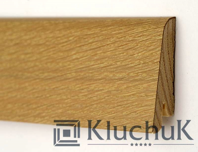 Плінтус дерев'яний Kluchuk Рустик 60 Дуб Бейліз, 19х60х2200 мм