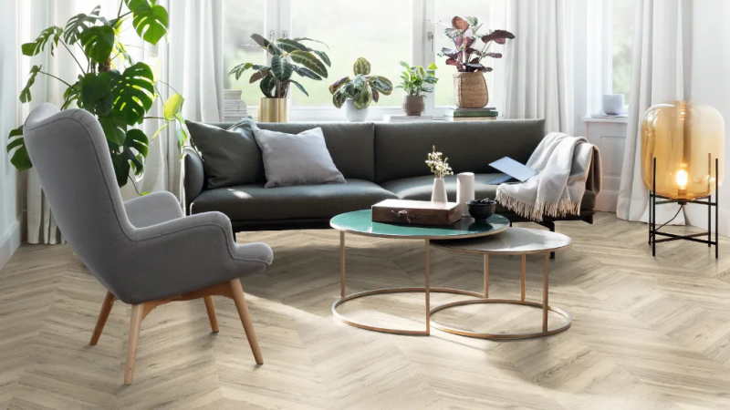 Ламінат Egger Kingsize 32/8 Дуб Ріллінгтон світлий