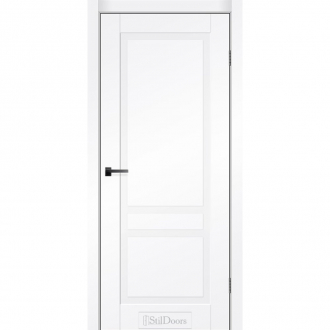 Міжкімнатні двері StilDoors Даймонд, 900 Біла емаль, глухі
