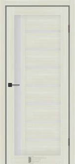 Міжкімнатні двері KFD Sonata Аркадія Шимо Ваніль 600 мм Скло сатін