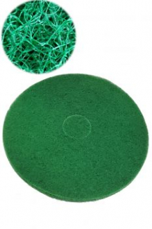 Пад из нетканного материала. Зеленый. Наружный диаметр - 406мм, толщина - 10мм.