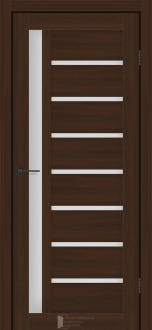 Міжкімнатні двері KFD Sonata Аркадія Шимо Шоколад 700 мм Скло сатін