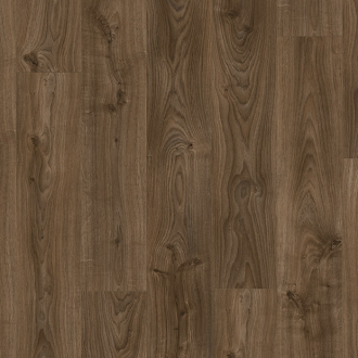 Вінілова підлога Quick-Step Balance+ 33, Дуб котедж, темно-коричневий
