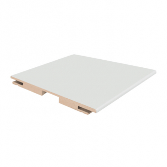 Добірна планка телескопічна KFD МДФ 100 мм Сніжний мат PVC