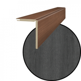 Комплект для обшивки розсувної системи Korfad Express МДФ 120*2070 мм Ясен Граніт