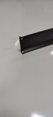 Заглушки Kluchuk під алюмінієвий плінтус 40 мм RAL9005 чорний (ліва+права)