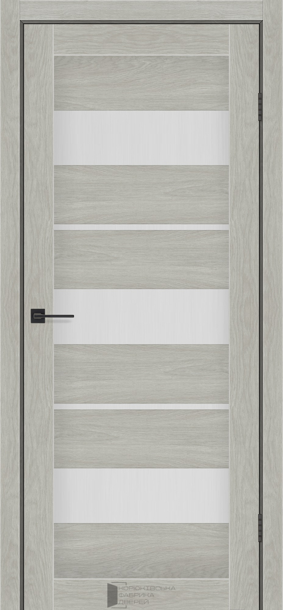 Міжкімнатні двері KFD Sonata Флора Дуб Скандинавський 900 мм Скло сатін