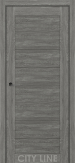 Міжкімнатні двері City Line Express ОSCAR Арнетт Артвуд Грей глухе