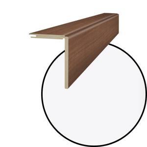 Комплект для обшивки розсувної системи Korfad Express МДФ 120*2070 мм Білий Мат Кристал Антискретч