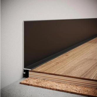 Плінтус алюмінієвий L-30 30x13x2700 мм фарбований RAL (NL30)