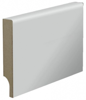 Плінтус KFD МДФ Світло-сірий супермат Renolit (РР) 70*12*2060 мм