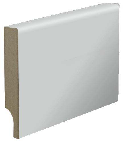 Плінтус KFD МДФ Світло-сірий супермат Renolit (РР) 70*12*2060 мм