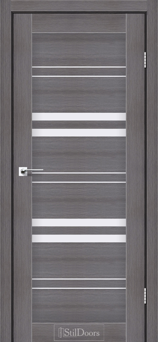 Міжкімнатні двері Stildoors Stil Словенія Дрім Вуд скло Сатін 700 мм Стіл