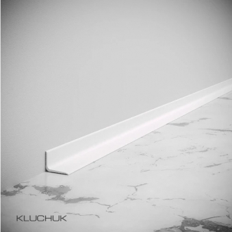 Профіль Антиплінтус алюмінієвий 15х20х2000 мм (без рисочок) фарбований RAL 9003 Білий (N1520NEW)