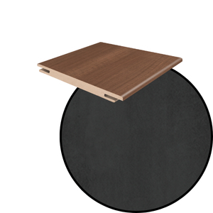 Добірна планка ТЕЛЕСКОП Korfad Express МДФ 100 Бетон Графіт