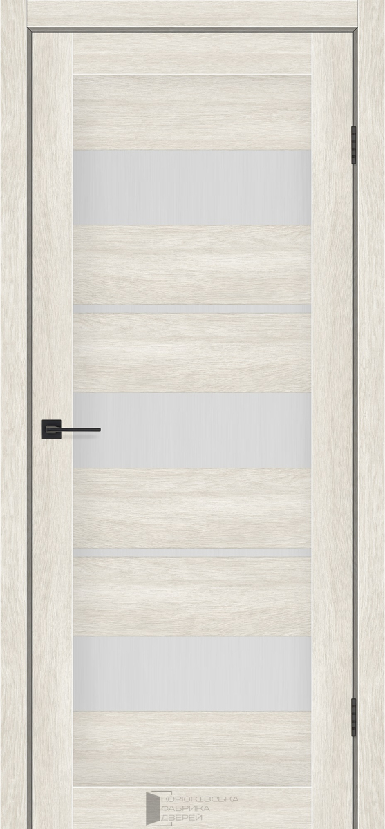 Міжкімнатні двері KFD Sonata Флора Дуб Гімалайський 700 мм Скло сатін