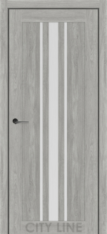 Міжкімнатні двері City Line Express ОSCAR Ардена Артвуд Сканді скло сатін