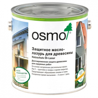 Олія-лазур для зовнішніх робіт Osmo Holzschutz Öl-Lasur 701 безкольорове/матове (0,125 л)