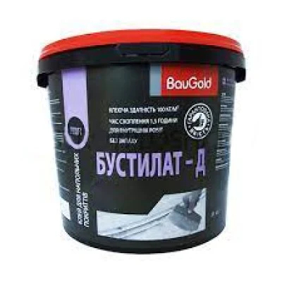 Клей BauGold Бустілат-Д для лінолеуму 1л (1,2кг)