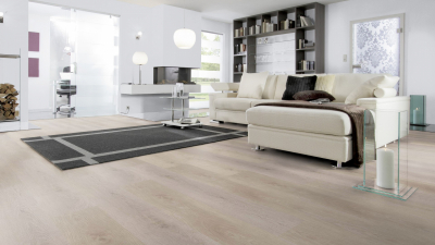 Вінілова гнучка підлога Wineo 400 DB Wood Balanced Oak Lightgrey