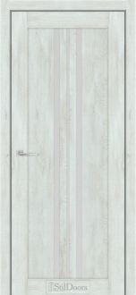 Міжкімнатні двері Stildoors АРМАНО Вуд Стайл скло Сатін 800 мм Solara