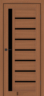 Міжкімнатні двері KFD Sonata Аркадія Шимо Золотий 900 мм Скло чорне