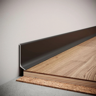 Плінтус алюмінієвий накладний 40х12х2700 мм фарбований RAL (N4012)