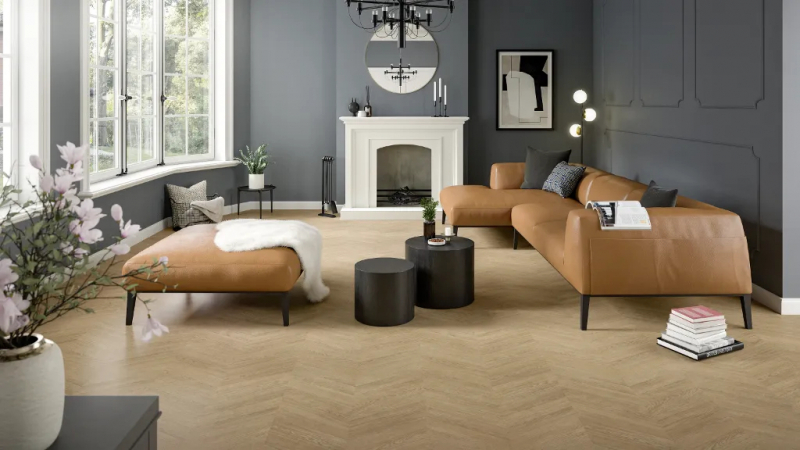 Ламінат Egger Kingsize 32/8 Дуб Скандерборг коричневий