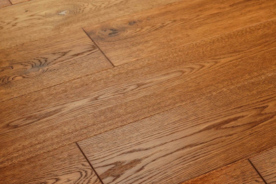 Паркетна дошка Ellwood Herringbone 90 Селект 020 Дуб Болонія 120 мм T&amp;G УФ Олія фаска V4 1-смуговий дизайн