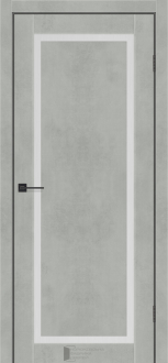 Міжкімнатні двері KFD Classik Престиж 6 Альба Лайн 600 мм Скло сатін