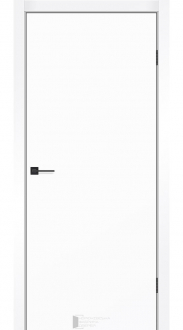 Міжкімнатні двері KFD Omega 01, 600 мм, Білий мат (РР)
