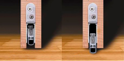 Монтаж врізного порога в двері