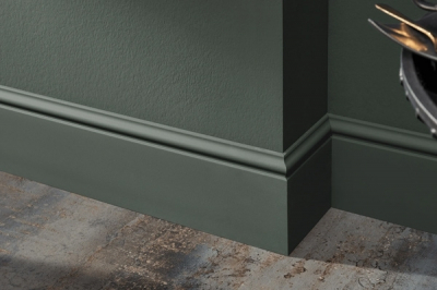 Плінтус NMC дюрополімерний FL14 WallStyl білий 140х15х2000 мм