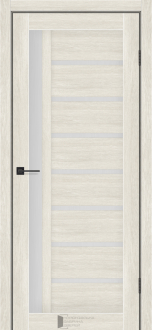 Міжкімнатні двері KFD Sonata Аркадія Дуб Гімалайський 400 мм Скло сатін