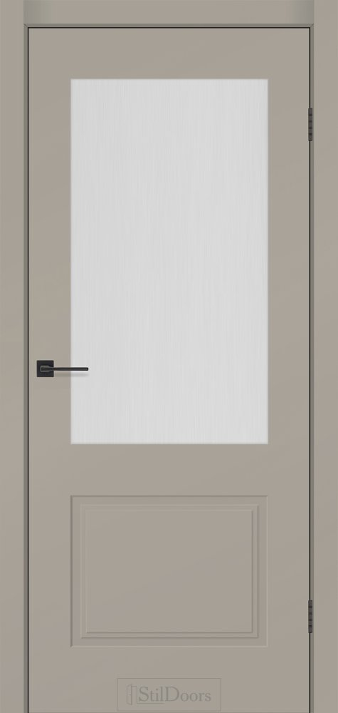 Міжкімнатні двері Stildoors PRESTO Грація Глас 400 Тауп Скло Сатин