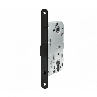 Механізм під циліндр MVM P-2056C BLACK Чорний пластиковий язичок