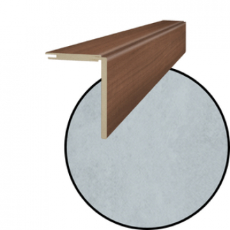 Комплект для обшивки розсувної системи Korfad Express МДФ 120*2070 мм Цемент Світлий